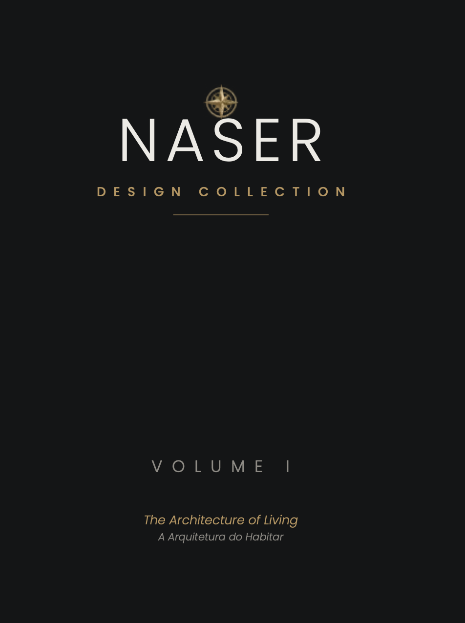 Capa do catálogo NASER Design Collection, Volume I