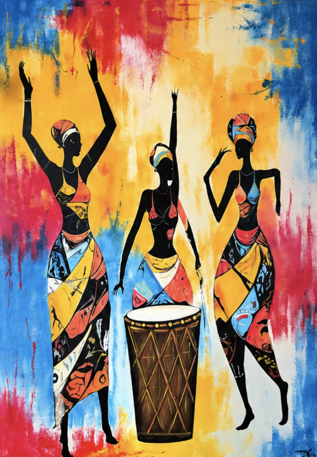Ritmo — Pintura Acrílica sobre Tela